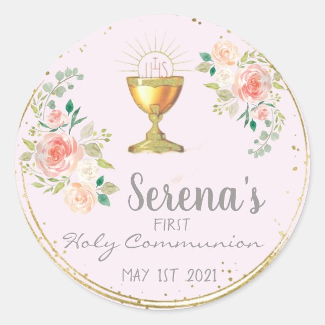 Sticker Communion Favor (Devant)