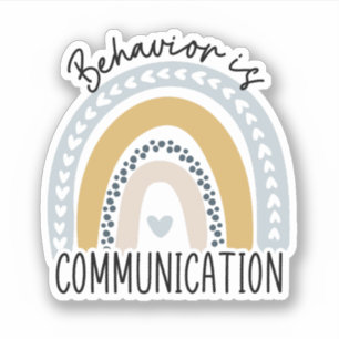 Sticker Comportement Est Communication ABA Comportement Th