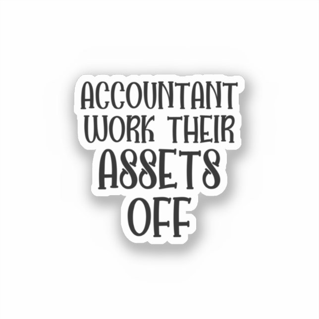 Sticker Comptable Travailler Leurs Actifs (Recto)