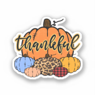 Sticker Conception Citrouille de l'automne