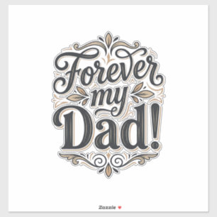 Sticker Conception de chemise à lettrage vintage Forever M