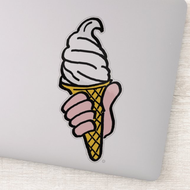 Sticker Conception de cône crème glacée (Détail)