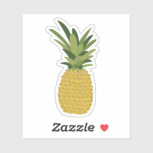 Sticker Conception de fruits tropicaux ananas