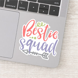 Sticker Conception de l'amitié de la brigade Bestie