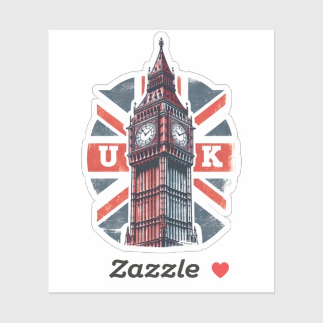 Sticker Conception de l'autocollant London City Travel (Feuille)