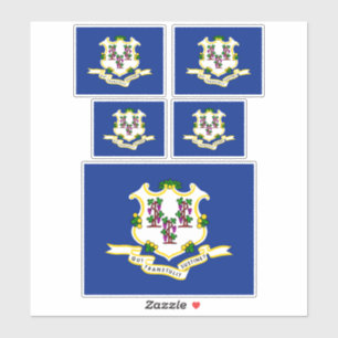Sticker Conception de l'indicateur d'état Connecticut
