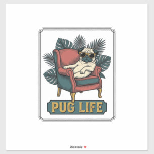 Sticker Conception de lunettes de soleil pour chien cool P