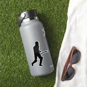 Sticker Conception de silhouette de batteur de cricket