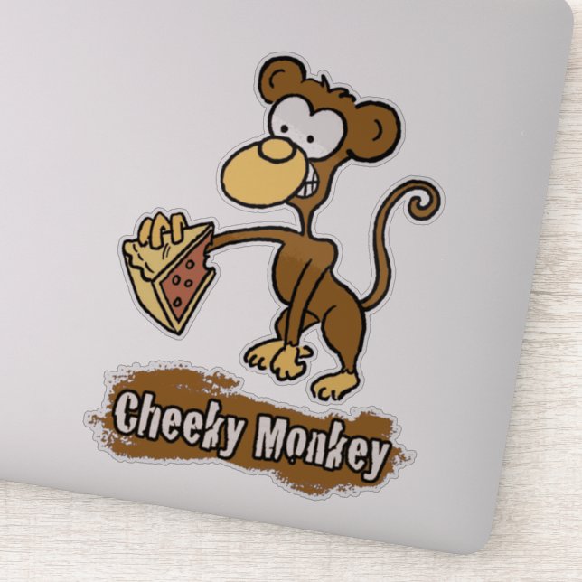 Sticker Conception de singe pas cher (Détail)