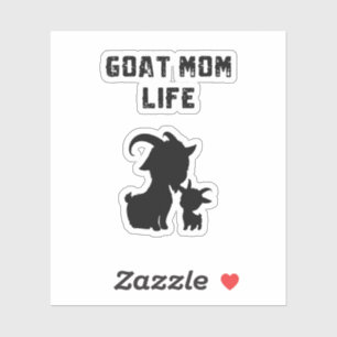 Sticker Conception de Vie de Maman Chèvre Amateur de Ferme