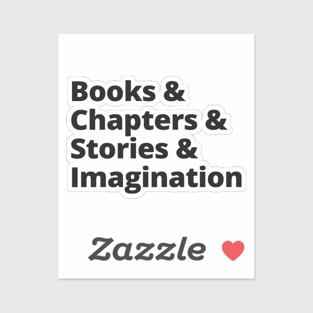 Sticker Conception du livre (Feuille)