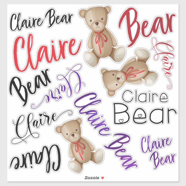 Sticker Conception personnalisée pour une douce fille nomm (Feuille)