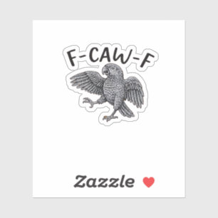 Sticker Conception propre et minimale F Caw F