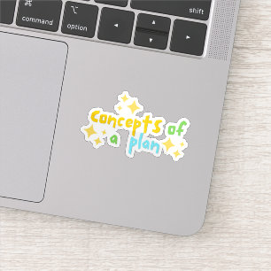 Sticker Concepts d'un plan