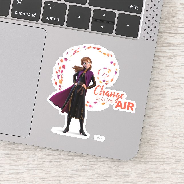 Sticker Congelé 2 : Anna | Le Changement Est Dans L'Air (Détail)