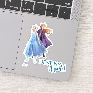 Sticker Congelé 2 : Elsa & Anna   Destiny Await !