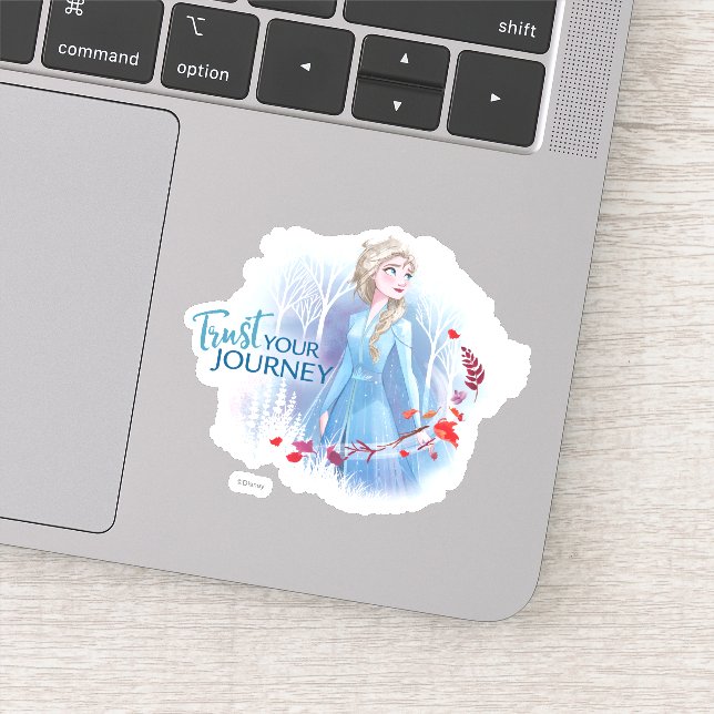 Sticker Congelé 2 : Elsa | Faites confiance à votre voyage (Détail)