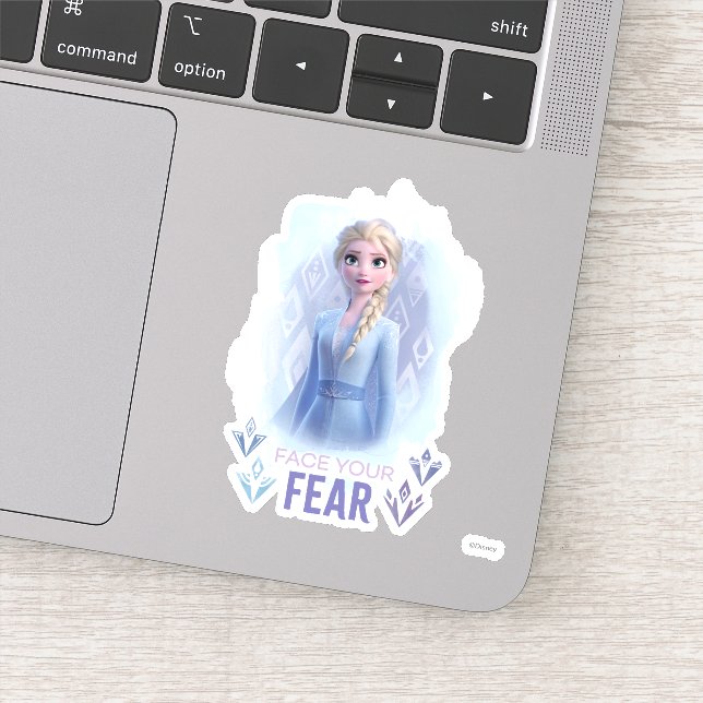 Sticker Congelé 2 : Elsa | Faites face à votre peur (Détail)