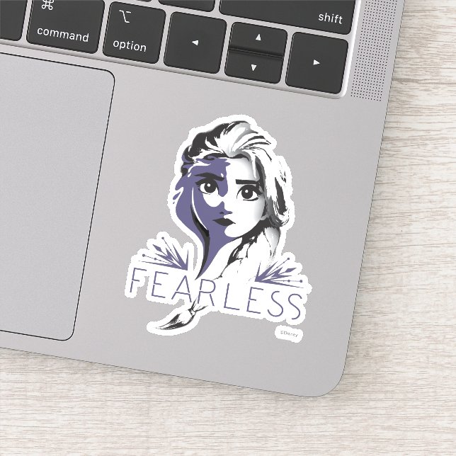 Sticker Congelé 2 : Elsa | Sans peur (Détail)