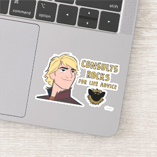 Sticker Congelé 2   Kristoff "Consults Rocks"