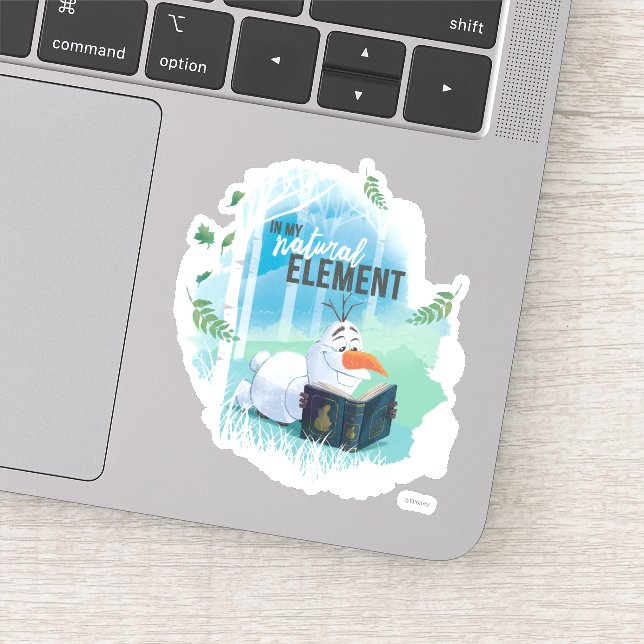 Sticker Congelé 2 : Olaf | Dans Mon Élément Naturel (Détail)