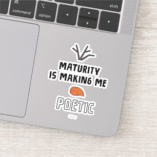 Sticker Congelé 2 Olaf "La Maturité Me Rend Poétique"