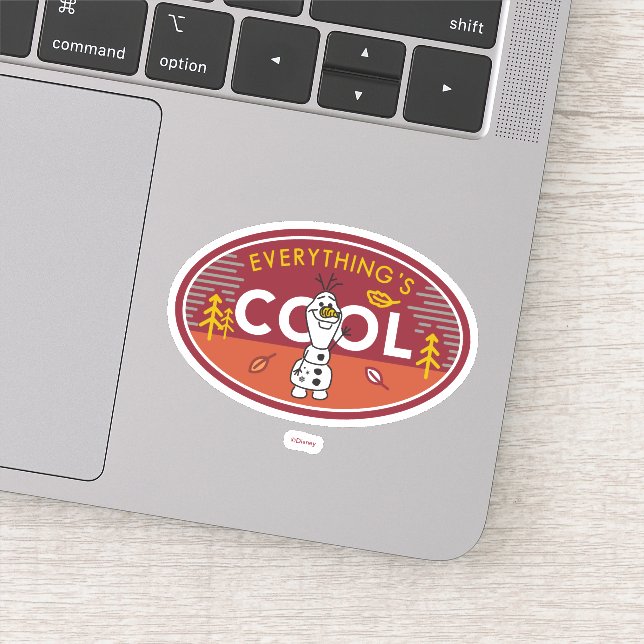 Sticker Congelé 2 | Olaf - Tout est Cool (Détail)