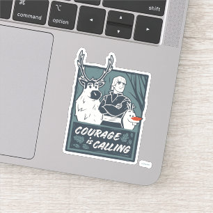 Sticker Congelé 2 : Sven, Kristoff, & Olaf Courage