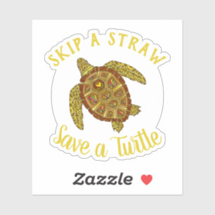 Sticker Conservation des tortues marines