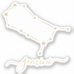 Sticker Constellation de Gemini