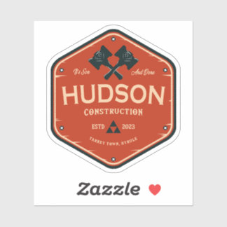 Sticker Construction Hudson