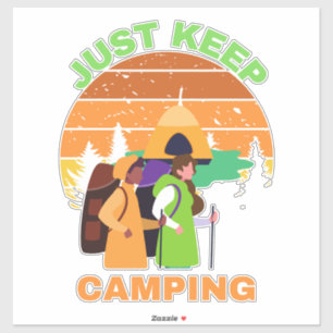 STICKER CONTINUER LE CAMPING