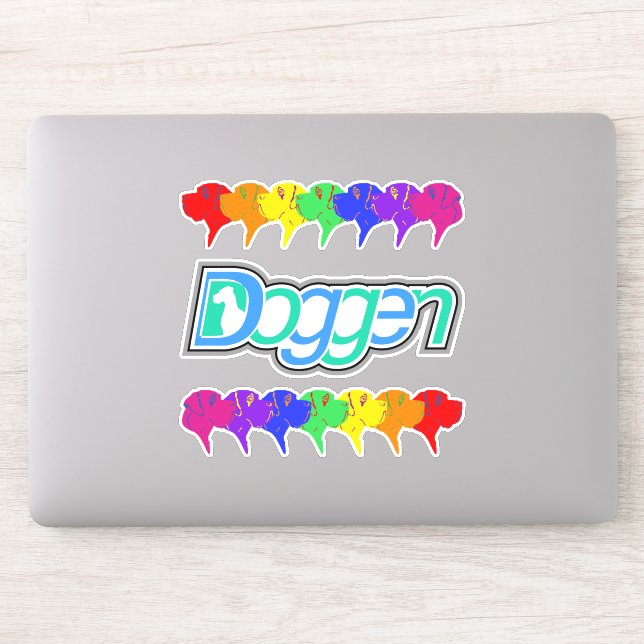 Sticker Contour Great Danes (Ordinateur)