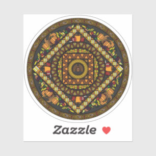 Sticker Contour Icons Thanksgiving