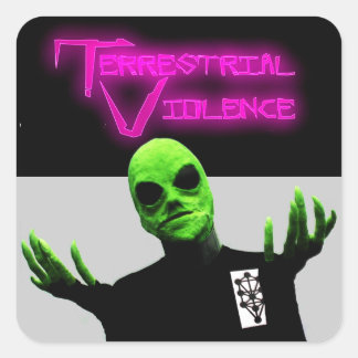 Sticker contre la violence terrestre