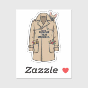 Sticker Contrebandier de friandises officiel pour Bouledog