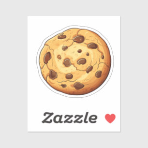 Sticker Cookie de dessin animé