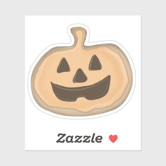 Sticker cookie Jack o’lantern (Feuille)