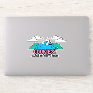 Sticker Cookie Monster   Les cookies sont toujours la bonn
