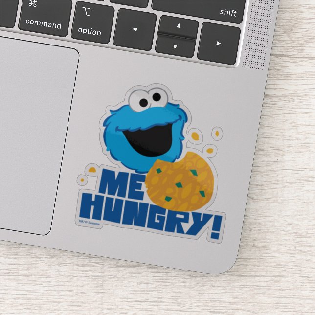 Sticker Cookie Monster | Moi qui ai faim ! (Détail)