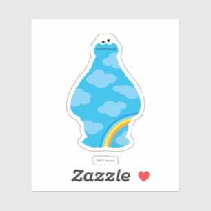 Sticker Cookie Monster Rainbows