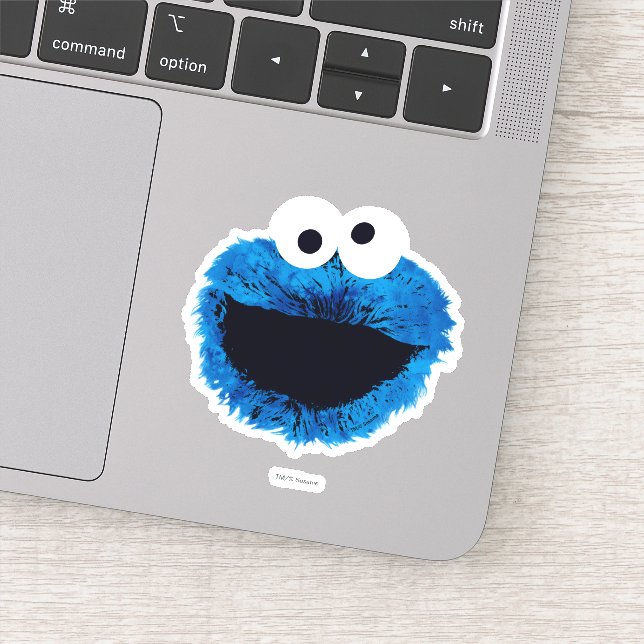 Sticker Cookie Monster | Tendance de l'aquarelle (Détail)