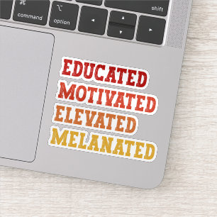 Sticker Cool de l'enseignant diplômé, motivé et élevé