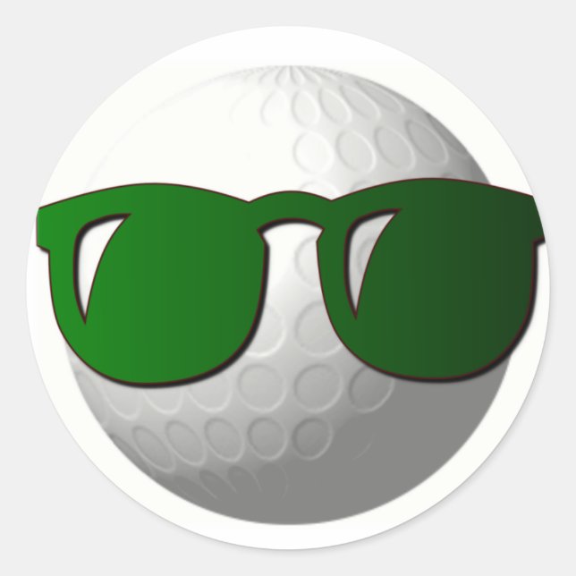 Sticker cool Golf Ball Design (Devant)