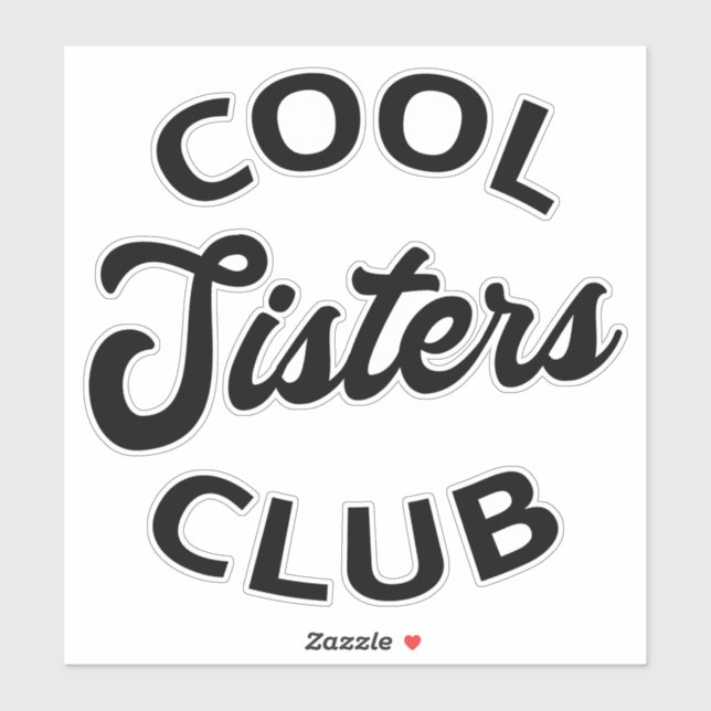 Sticker Cool Sisters Club I (Feuille)