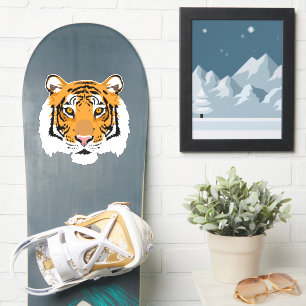 Sticker Cool Tiger Face Gros Chat