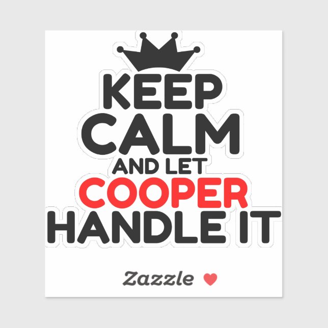 STICKER COOPER (Feuille)