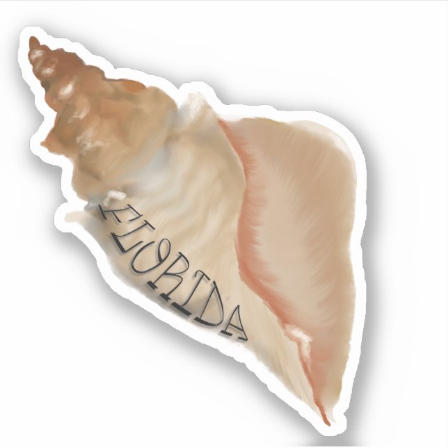 Sticker Coquille d'équitation de Floride (Devant)