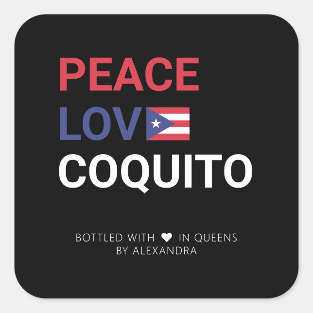 Sticker Coquito Christmas (Devant)