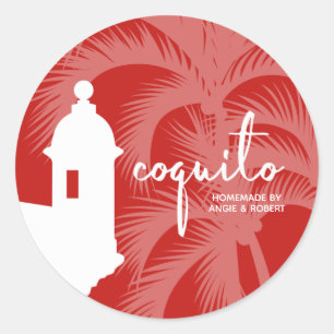 Sticker Coquito Palm Tree